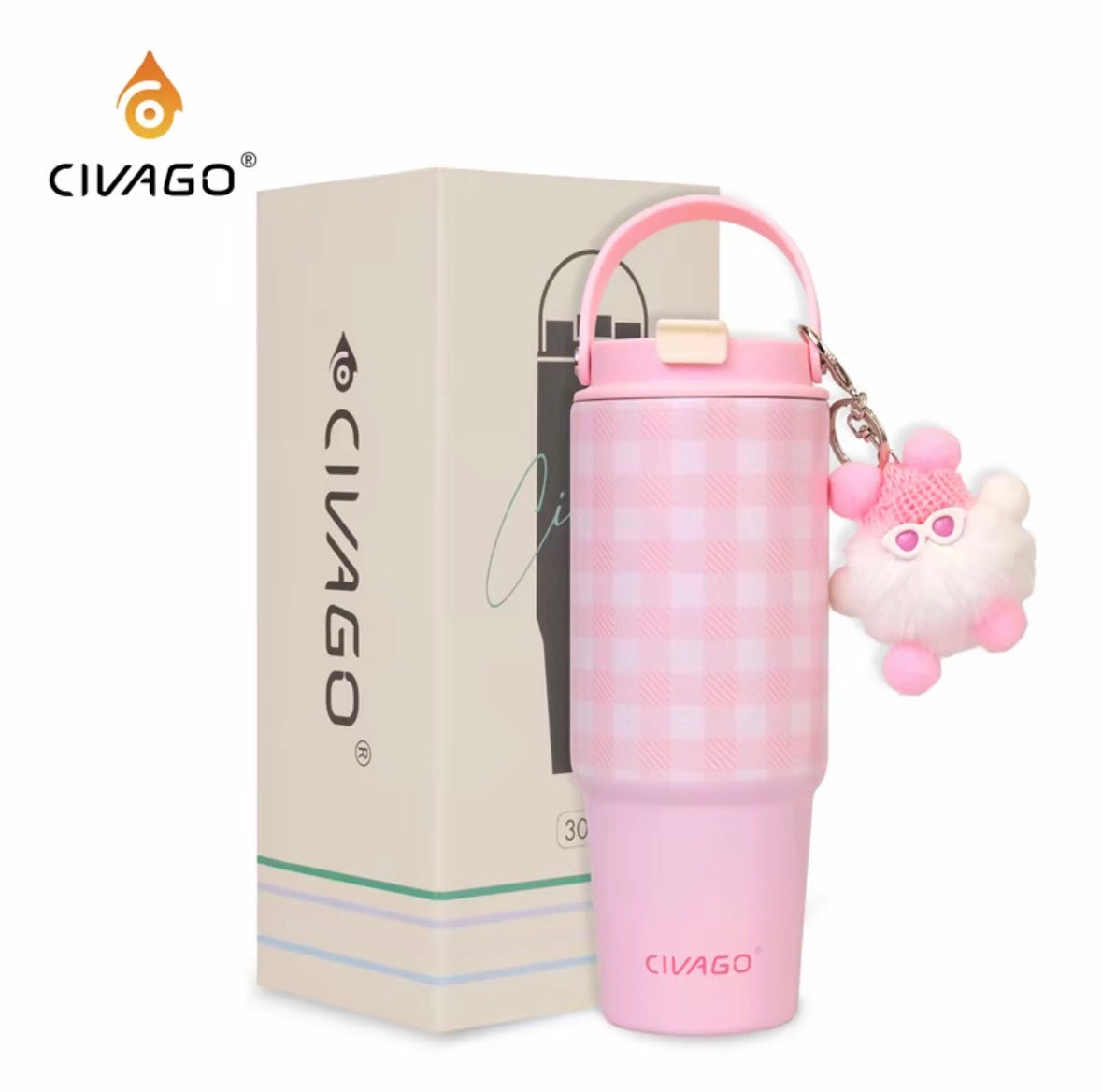 CVG Straw Insulated Mug (30oz/900ml)