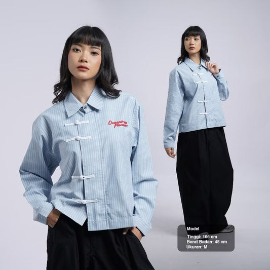BELIEVEDIAGEMSAE – Cheongsam Shirt Longsleeve