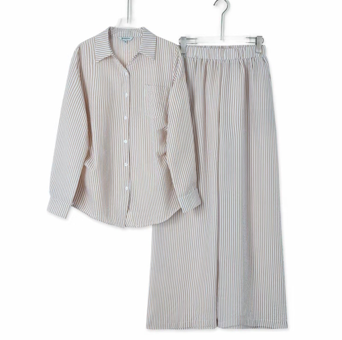 YM Suzy Striped Pant Set - S to XL