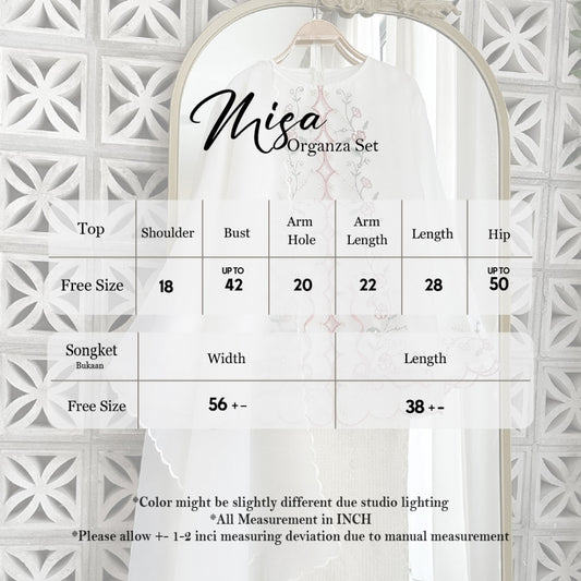 ABC Misa Organza Kurung Set