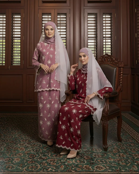 HW Fitri Kurung Moden With Embroidery