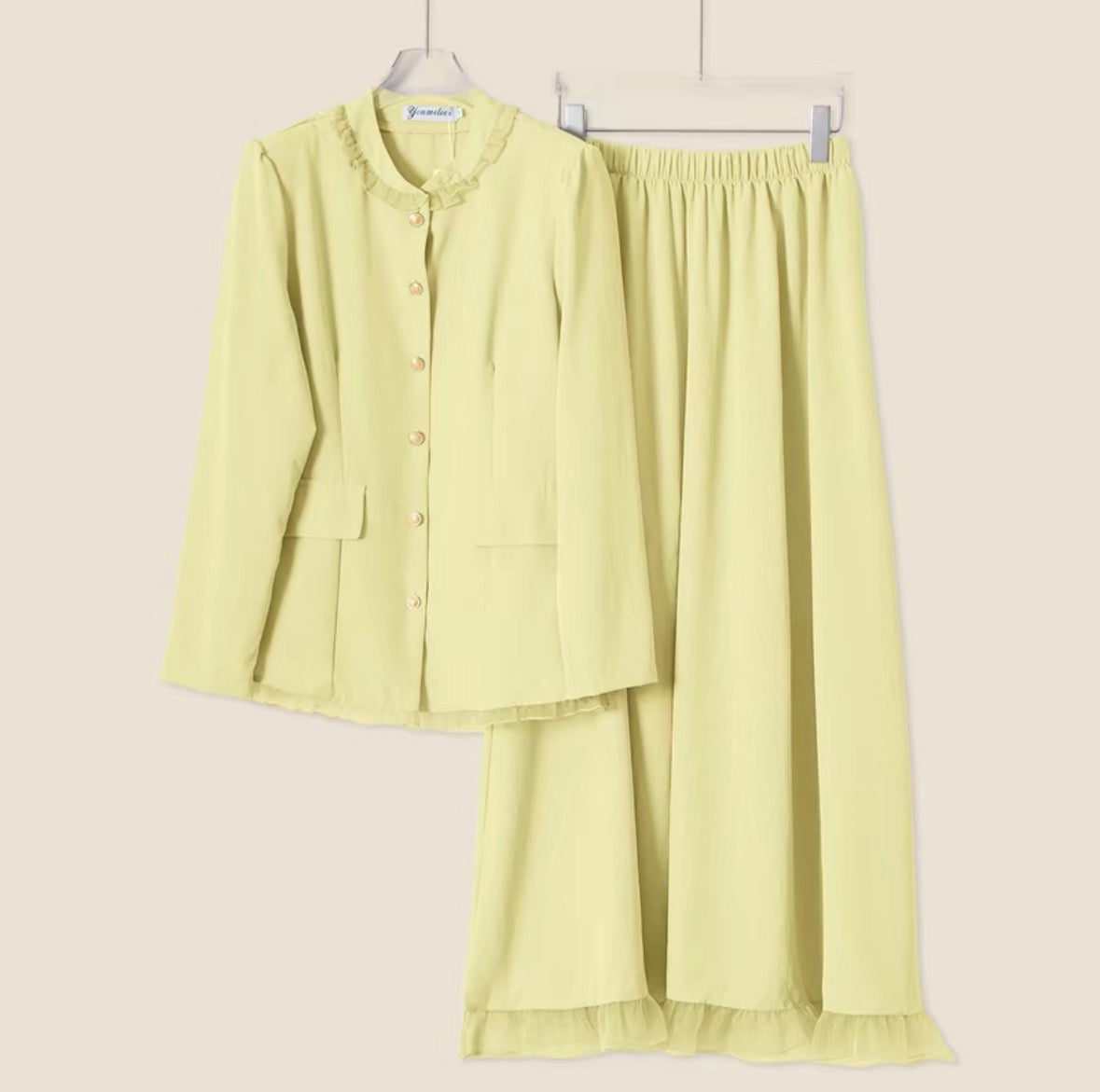 YM Ivy/Eva Ruffled Set - S-XL
