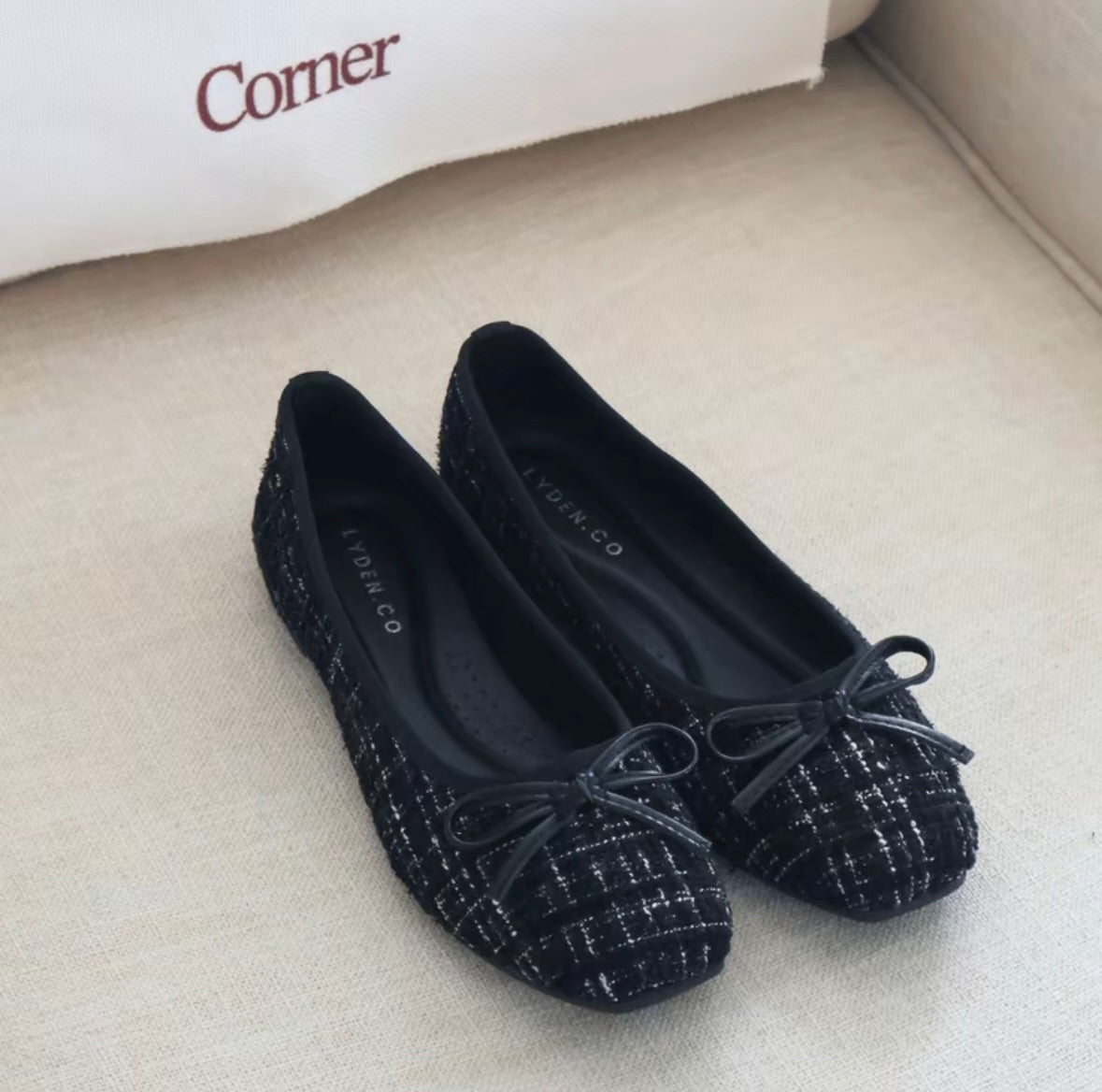 LYDEN Crochet Kiss Ballet Flats Series