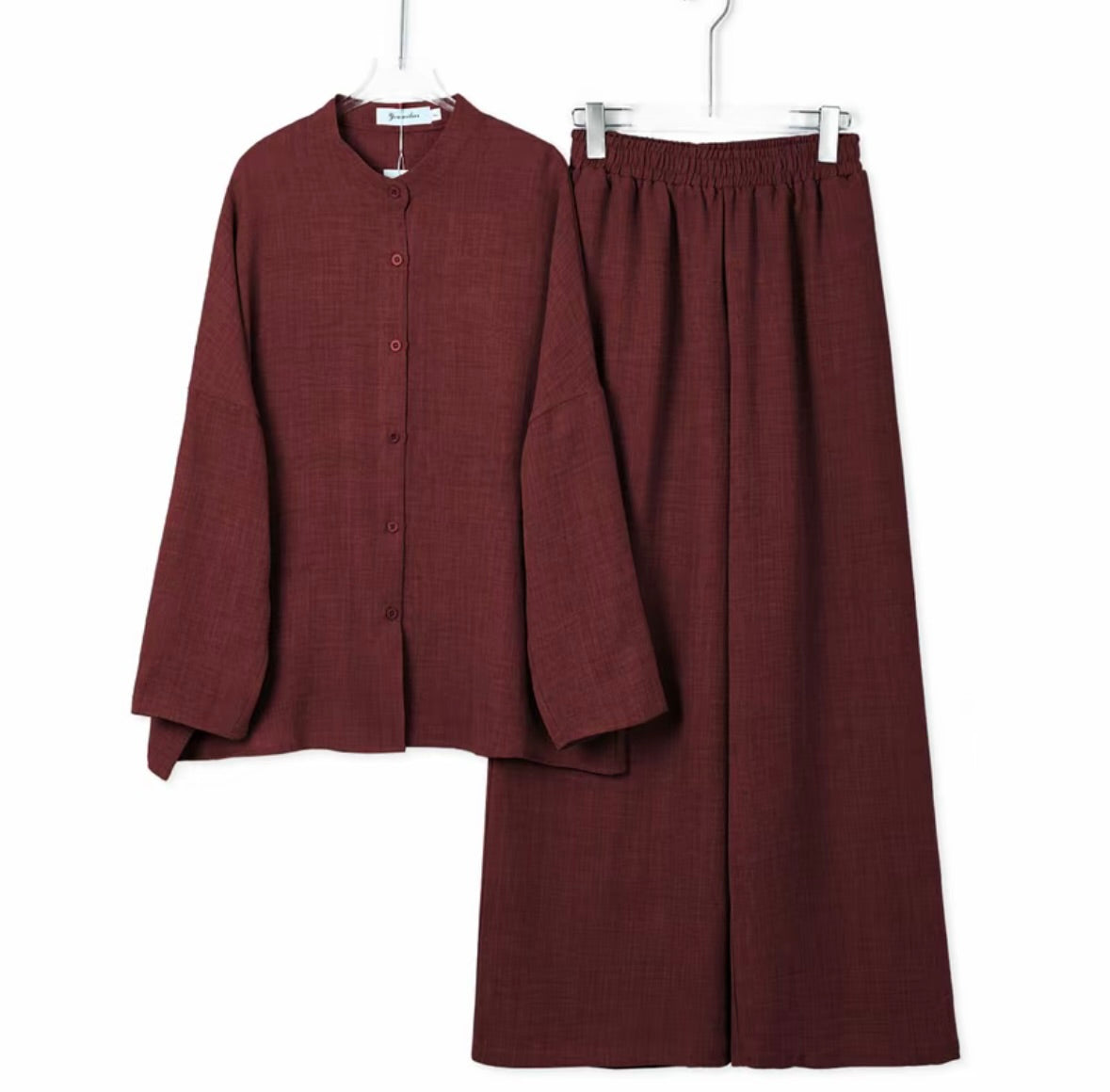 YM Calista Pants Set - Free/Plus Size
