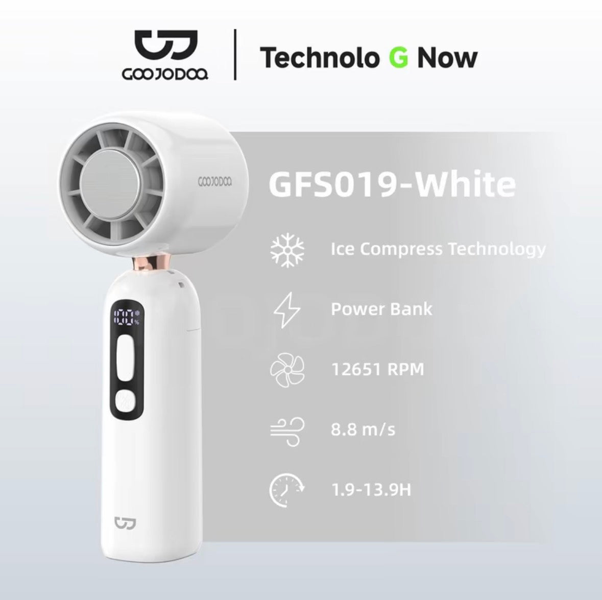 GJDQ GFS018/GFS019 Portable Fan