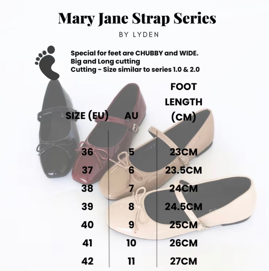 LYDEN Mary Jane Strap Series