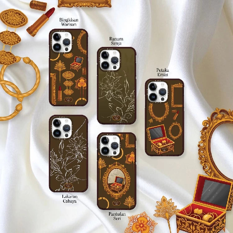 MC Lakaran Cahaya Basic Bumper Case - Tujoh Kuntum x Mutu Case