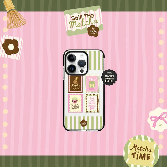 MC Matcha Club Gallery Basic Case - Spill the Matcha by Mutu Case