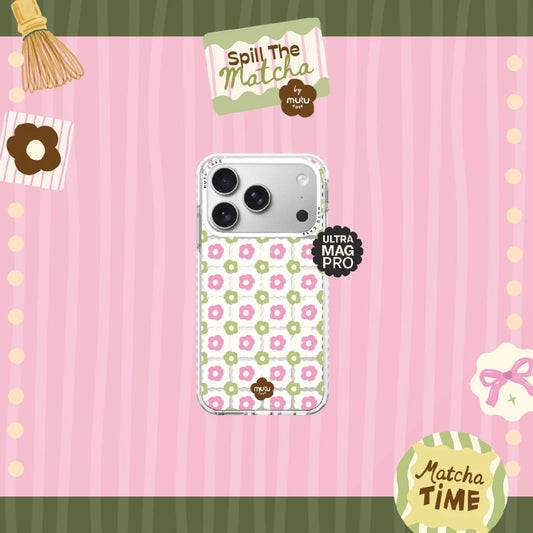 MC Daisy Grid Ultra Mag Pro - Spill the Matcha by Mutu Case