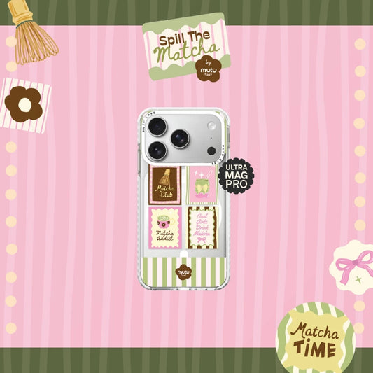 MC Matcha Club Gallery Ultra Mag Pro - Spill the Matcha by Mutu Case