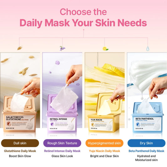 SBM Daily Mask 30ea (Retinol daily mask + Glutathione daily mask)