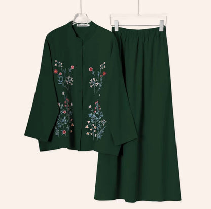 YM Diana Set (Blouse & Skirt)