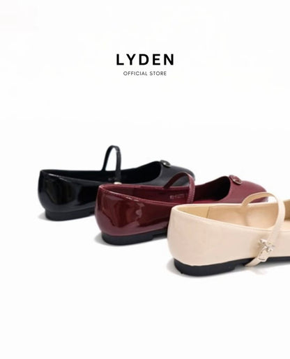 LYDEN Clara Glossy Strap Flats Series