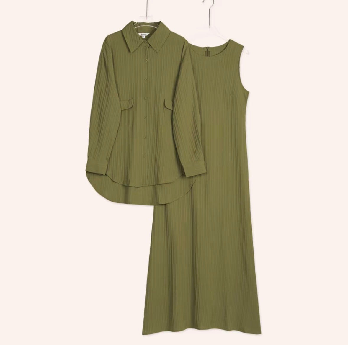 YM Ines Cardi with Long Inner Dress - FS/PS