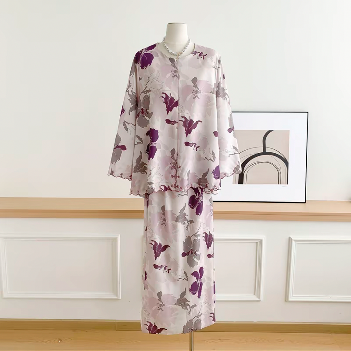 Baisanmy Flowy Kurung Set