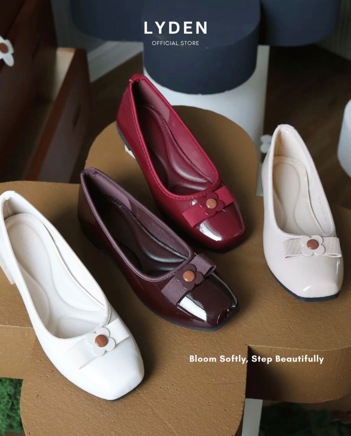 LYDEN Le Flowers Mini Bloom Flats Series