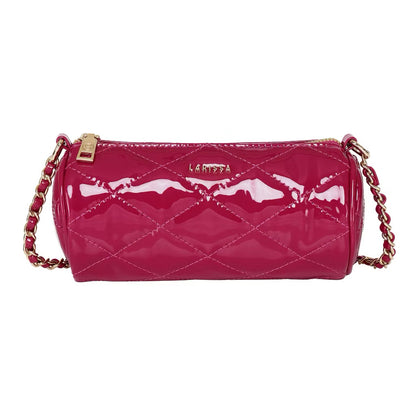 LARISSA Nyxie Glossy Quilted Bag