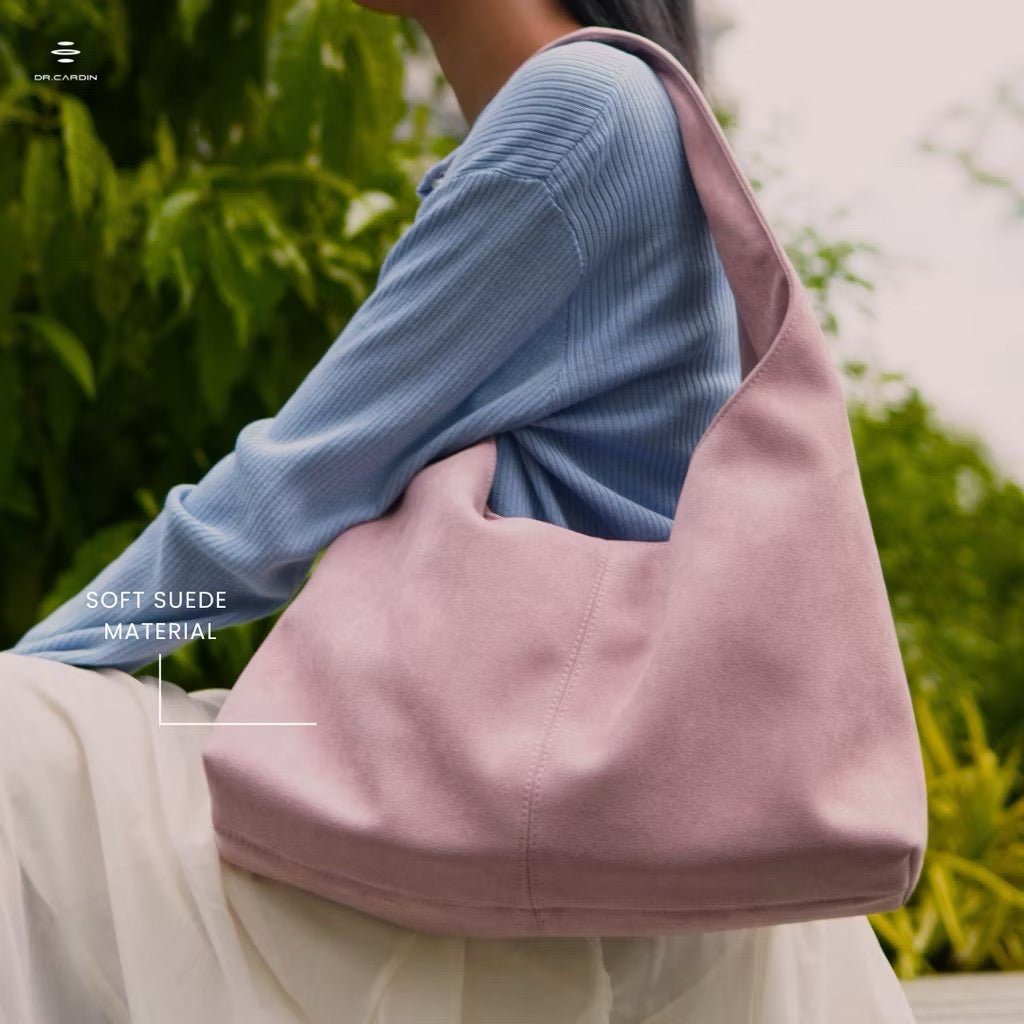 Dr Cardin [The Overlooked Malaysia] Angela Women Suede Tote Bag BG-533