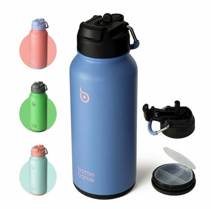 BOTTLE BOTTLE (32oz) Tumbler with Pill Storage Box