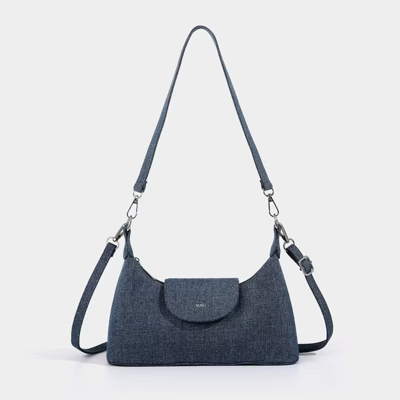 NUNU Ally Bag Leather/Suede/Denim