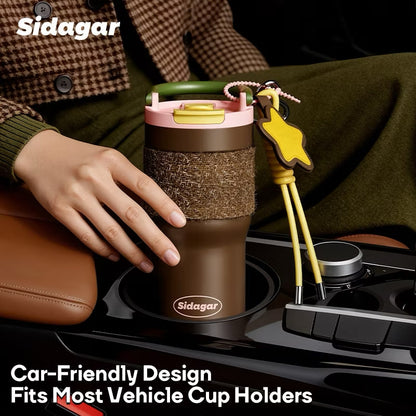 SIDAGAR Chanel-style 750ml Ceramic Inner Tumbler