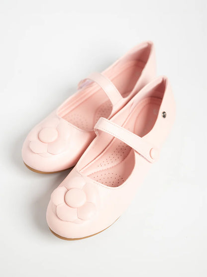 H2U Holly Flower Strap Flats