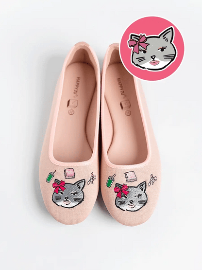 H2U x ANNJFR Pipi Purrincess Flats