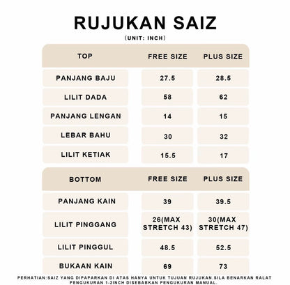 YM Juwita 2 Skirt Set - FS/PS