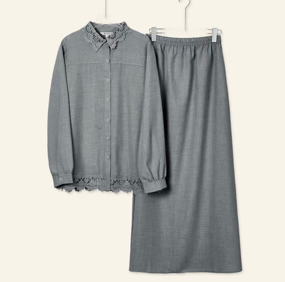 YM Gloria Lace Skirt Set