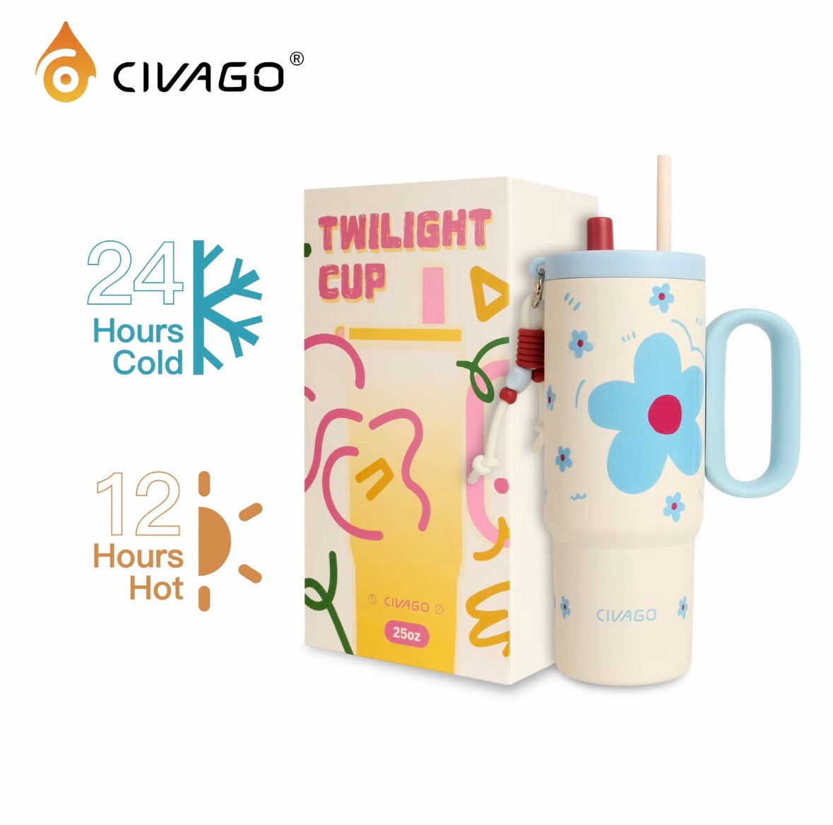 CVG Twilight Cup Tumbler 750ml/25oz