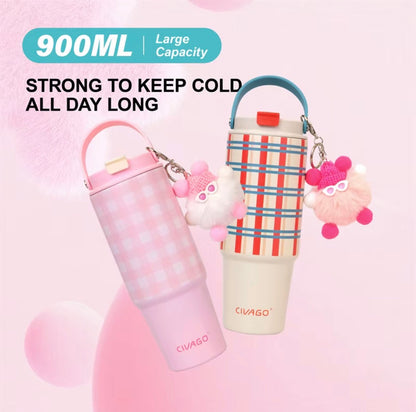 CVG Straw Insulated Mug (30oz/900ml)