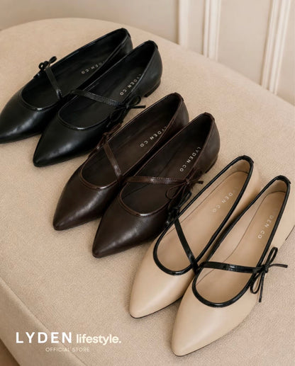 LYDEN Lily Ribbon Flats