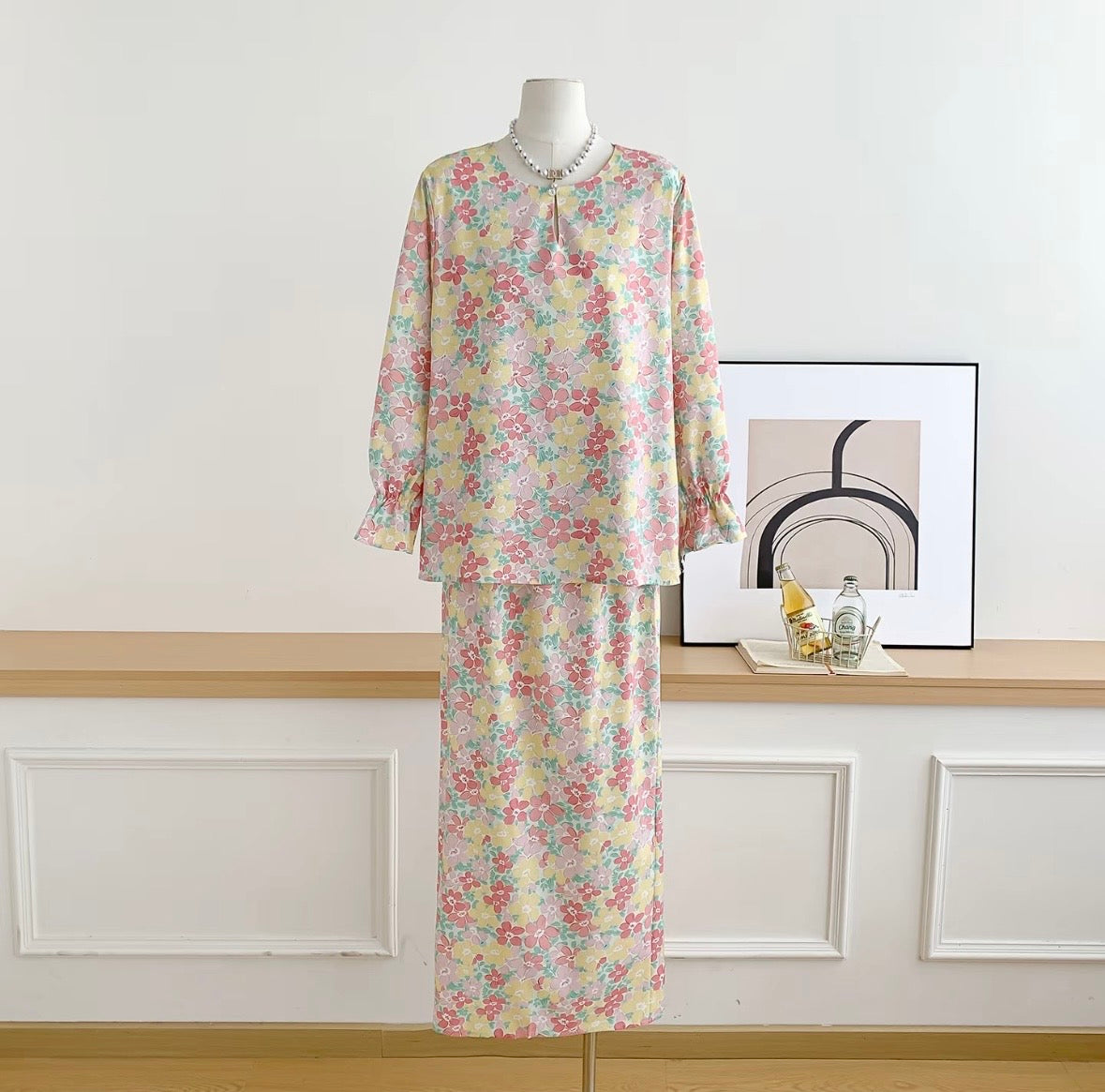 Baisanmy Relaxed Kurung Set