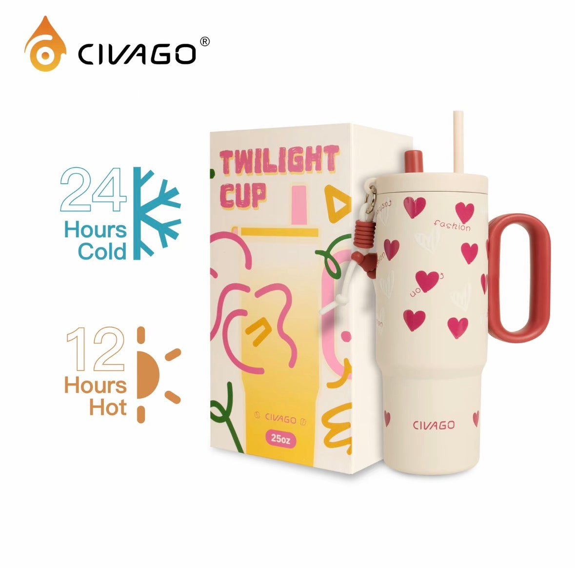 CVG Twilight Cup Tumbler 750ml/25oz