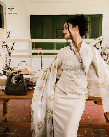 Dr Cardin [The Raya Table Collection] Women Dumpling Weave Sling Bag / Suede / Faux Leather BG-868