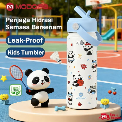MDF  Kids Tumbler Thermos With Straw Bottle 18oz/530ml