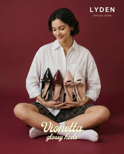 LYDEN Vionetta Glossy Heels