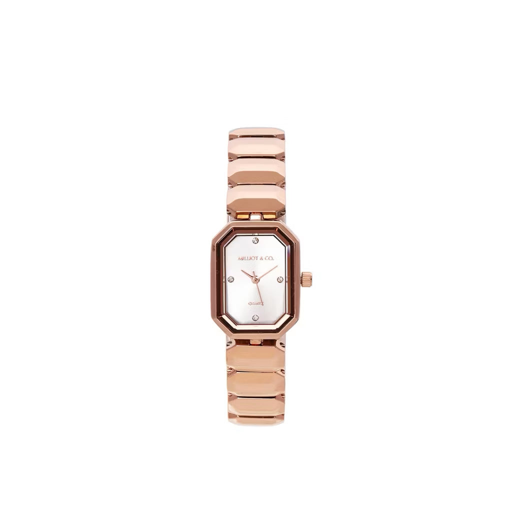 Milliot & Co Maya Stainless Steel Bracelet Watch