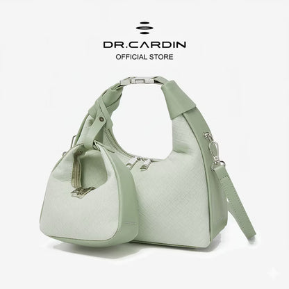 Dr Cardin [The Raya Table Collection] Women Dumpling Weave Sling Bag / Suede / Faux Leather BG-868