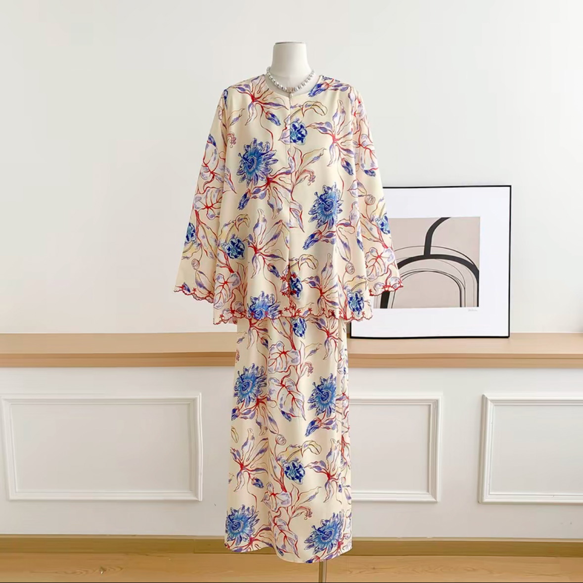 Baisanmy Flowy Kurung Set