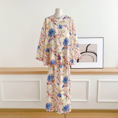 Baisanmy Flowy Kurung Set