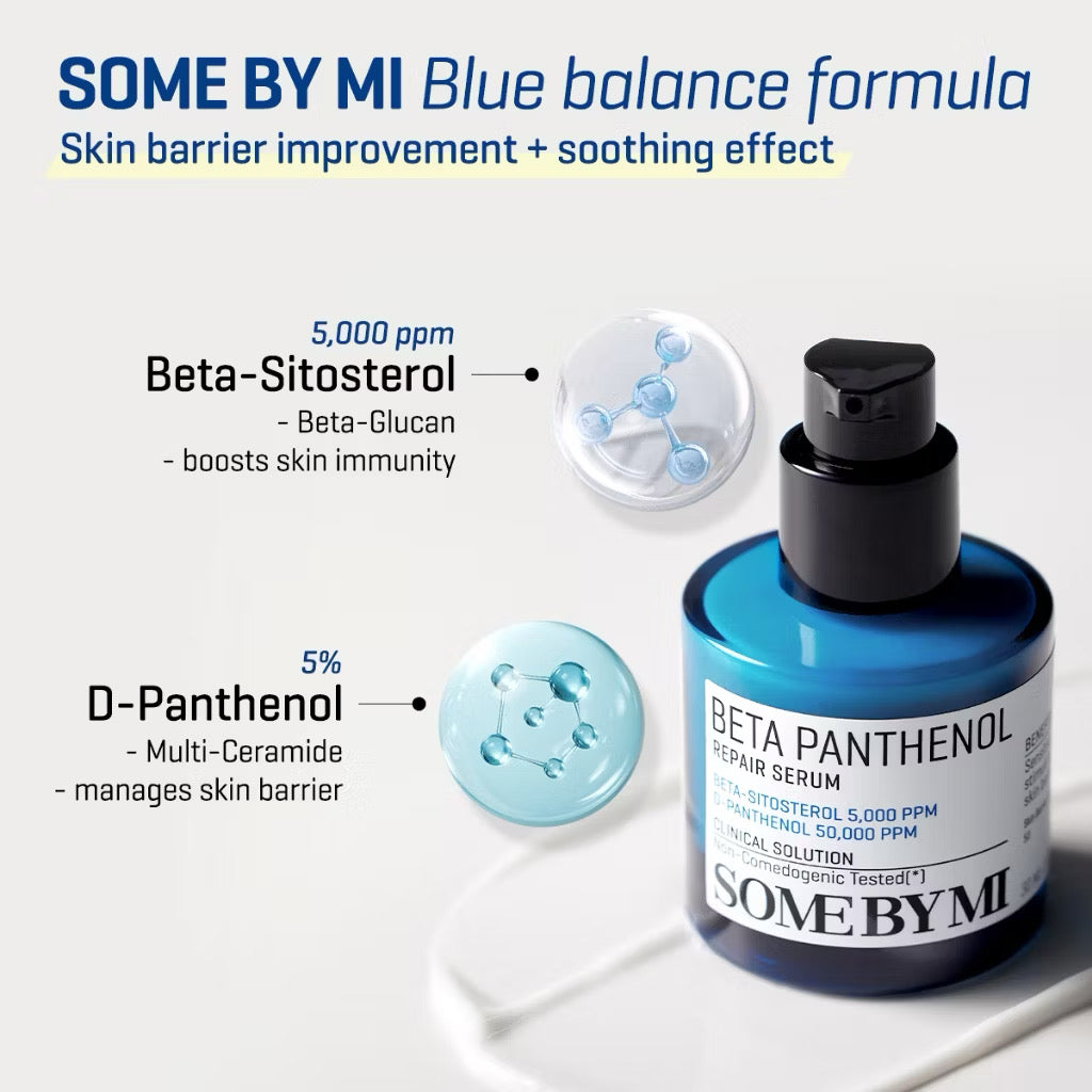 SBM Beta-Panthenol Repair 4 Set (Toner+Serum+Cream+Gel Cleanser)