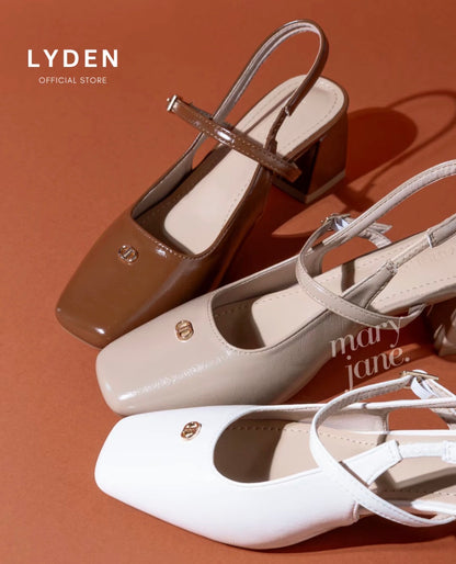 LYDEN Mary Jane Tasya Slingback Series (6cm Pump Heels)
