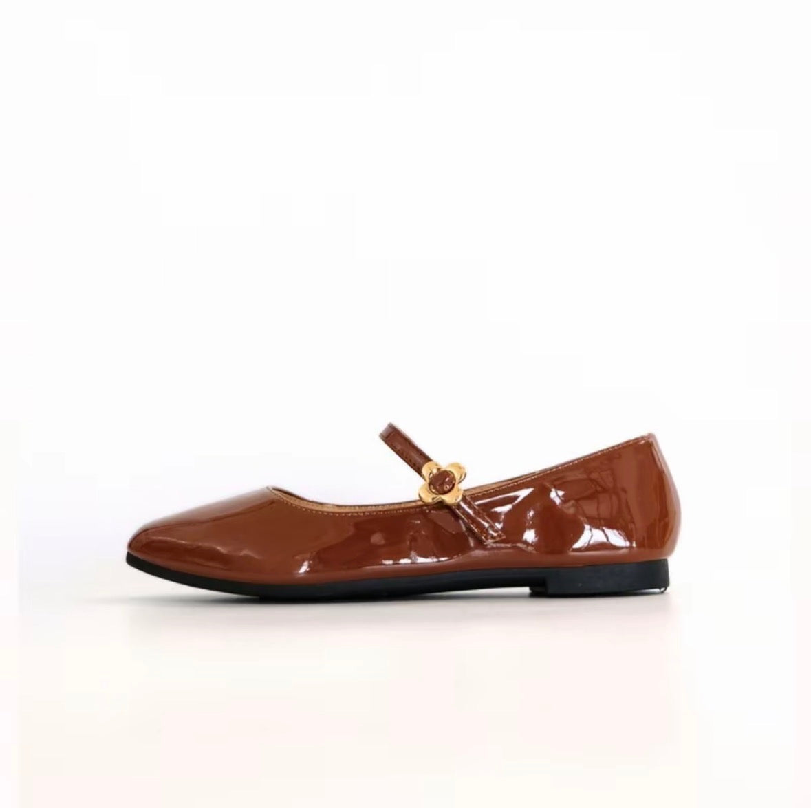 LYDEN Le Flowers Mini Flats with Strap