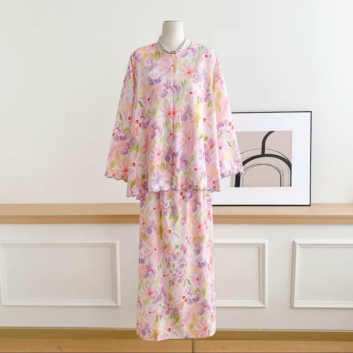 Baisanmy Flowy Kurung Set