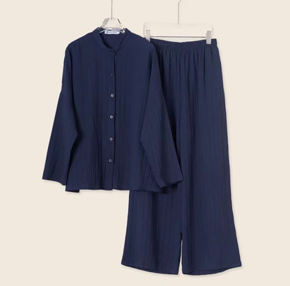 YM Hanami Set (Blouse & Pants) - Free Size/Plus Size