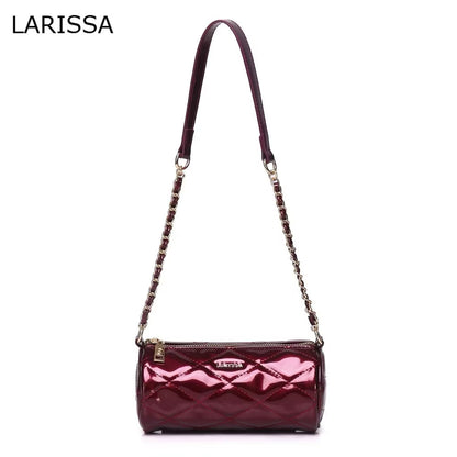 LARISSA Nyxie Glossy Quilted Bag