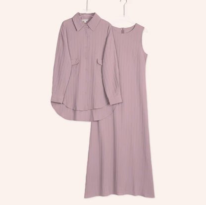 YM Ines Cardi with Long Inner Dress - FS/PS