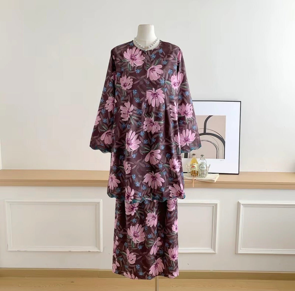 Baisanmy Kurung Panjang Casual
