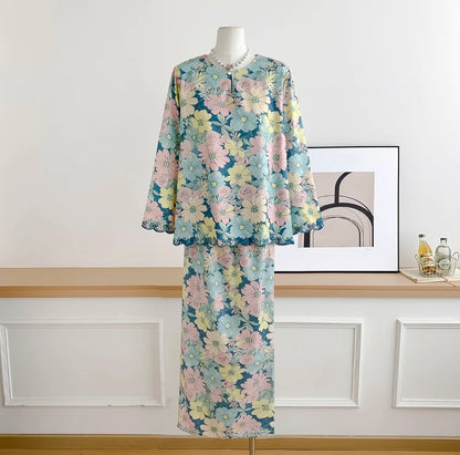 Baisanmy Casual Sulam Kurung Set